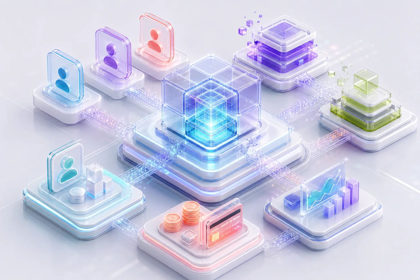 Объёмная модульная архитектура цифровой платформы